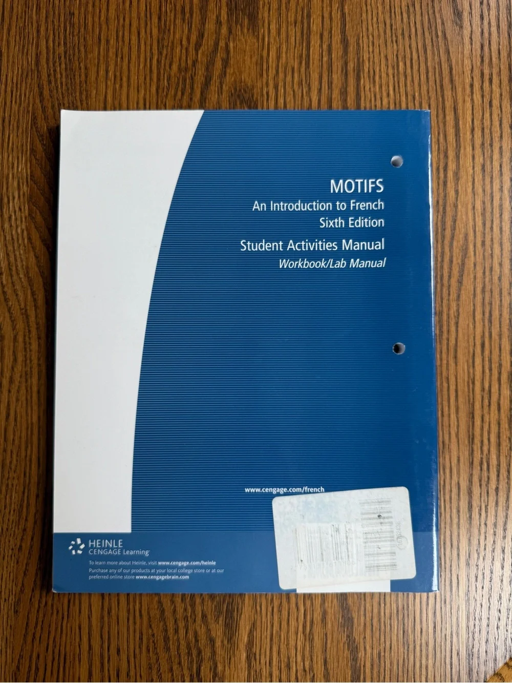 Motifs: An Introduction to French Student Activities Manual (6th Edition)